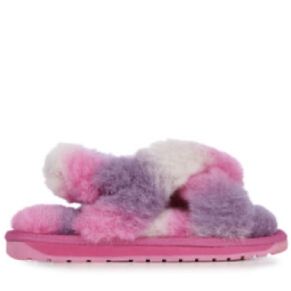 Emu Australia Girls Shearling Mayberry Wild Sling Back Sandals NEW